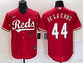 Men's Cincinnati Reds #44 Elly De La Cruz Red Cool Base Stitched Baseball Jersey,baseball caps,new era cap wholesale,wholesale hats